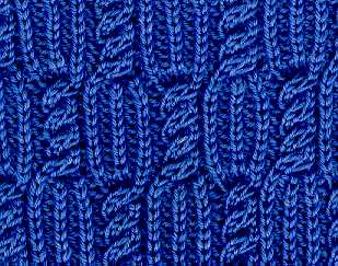 Zopf-Flächenmuster 4